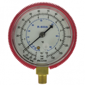 HIGH PRESSURE MANOMETER 63MM 1/8 R600 Refrigerant gas without bridge