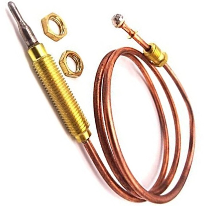 Thermocouple De Chaudière Standard Raccord De Tête Filetée 600Mm R/8