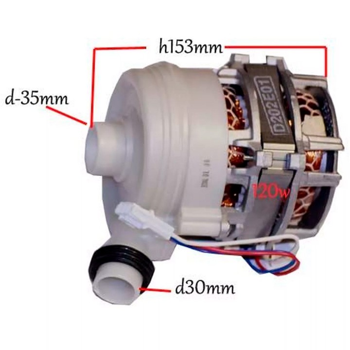 Lg 5859Dd9001A Dishwasher Pump Motor 4681Ed1001B 5859Ed1001A