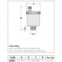 Purgador Caldera Vaillant vhws242 3/8 061707