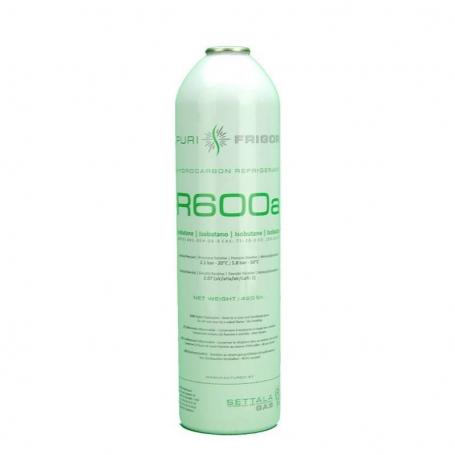 1 Botella Gas Refrigerante R600a 420Gr Isobutano Freeze