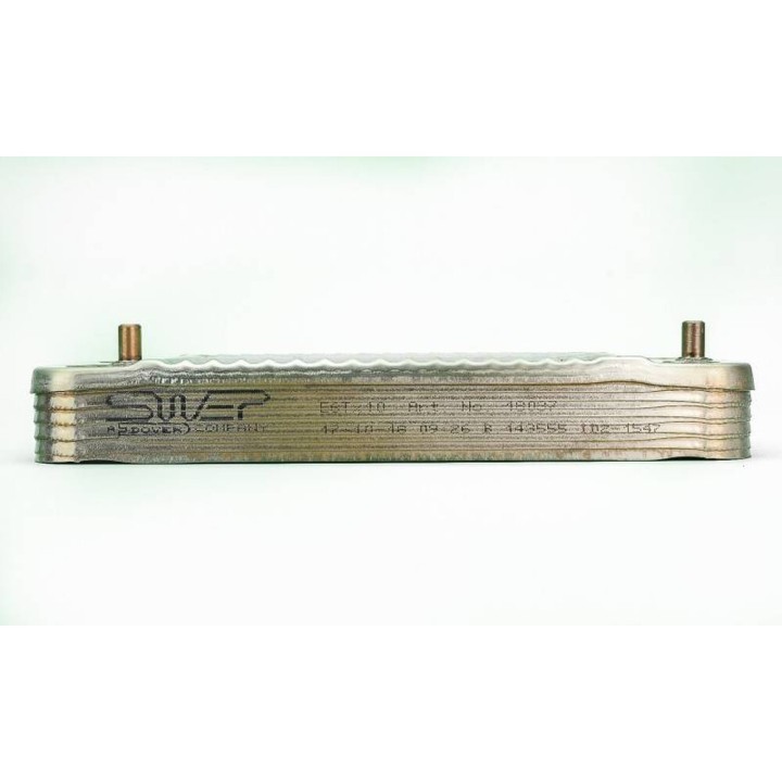 Intercambiador 10 Placas Caldera Compatible con Saunier Duval 172mm S10058