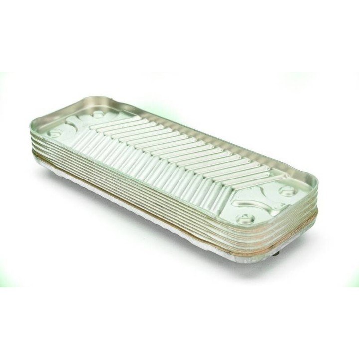 Intercambiador 10 Placas Caldera Compatible con Saunier Duval 172mm S10058