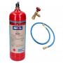 1 bottiglia di gas refrigerante R290 + tubo + 370gr propano valvola