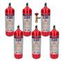 6 Kältemittelgasflaschen R290 + 370 Gr Ventilpropan