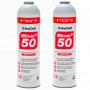 2 Botellas Gas Ecologico Minus 50 375Gr Sustituto R22 R404a R407C R502 Freeze Organico