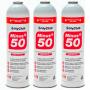 3 Botellas Gas Minus 50 375Gr Sustituto R22 R404a R407C R502 Freeze Organico