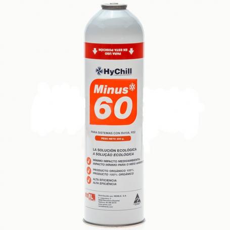 1 Botella Gas Minus 60 350Gr Sustituto R32, R410A Freeze Organico