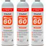 3 Botellas Gas Ecologico Minus 60 350Gr Sustituto R32, R410A Freeze Organico
