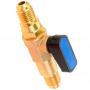 1/4 m 1/4 m SAE SAPE CONNECTER VALVE DE REFRIMMINATION
