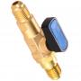 1/4 m 1/4 m SAE SAPE CONNECTER VALVE DE REFRIMMINATION