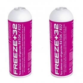 2 Flaschen Gas Freeze-Orga +32 Umweltfreundliches Kältemittel 350g Surrogate R32, R410A