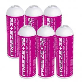 6 Flaschen Gas Freeze-Orga +32 Umweltfreundliches Kältemittel 350g Surrogate R32, R410A