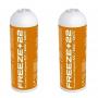 2 Botellas Gas Refrigerante Freeze +22 400Gr Organico Sustituto R22, R404, R407C