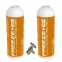 2 Freeze +22 400gr Ecological Gas Ecological Bottles R22 Substitute Organic Valve, R404, R407C