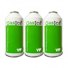 3 Ecological gas bottles YF 171gr substitute R1234yf freeze organic