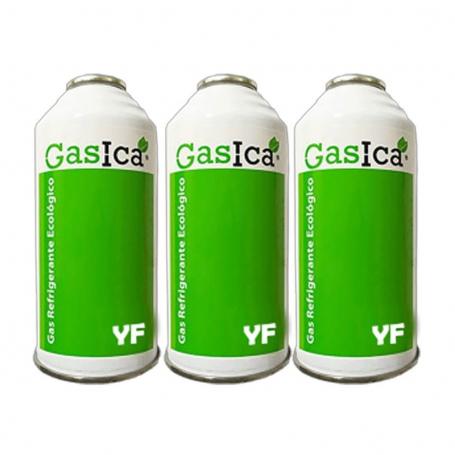 3 bottiglie di gas ecologico YF 171GR Sostituzione R1234YF FLEZE ORGANICA