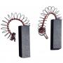 2 Rondella Escobillas AEG Zanussi Fagor 12.5x6.3x35mm Faston 2,8mm 899645425