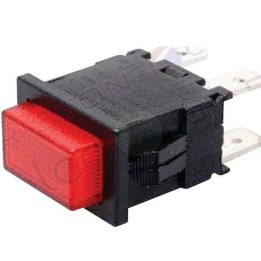 Interrupteur À Bouton-Poussoir De Chaudière Fleck Red 20Mm 569424 Original
