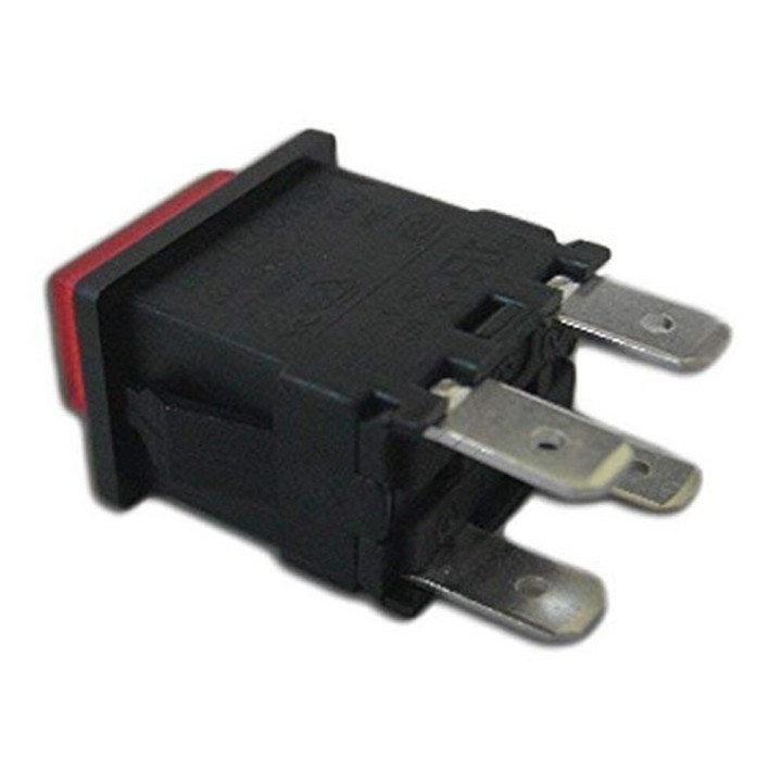 Interruttore A Pulsante Caldaia Fleck Red 20Mm 569424 Originale