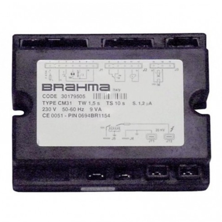 Brahma Cm31 Unità Di Controllo Del Bruciatore Della Caldaia A Gasolio 3511007
