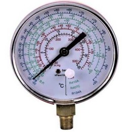Manometro Bassa Temperatura R410A 80Mm Senza Ponte