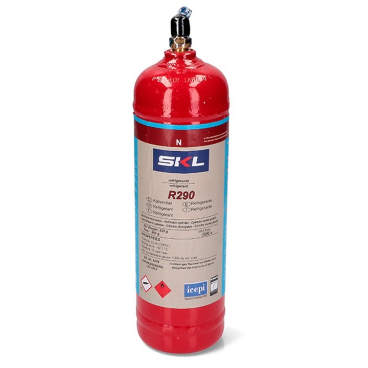 Gas Refrigerante R290 Botella 370Gr Propano Envase Desechable
