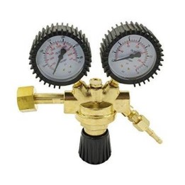 Nitrogen Regulator + Pressure Reducer Hose N2 50Bar 1/4 Sae 315Bar High Pressure