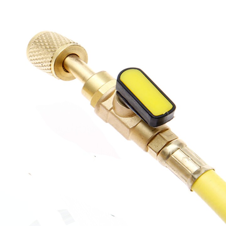 1 Tubo Giallo Con Chiave Di Carica Del Liquido Di Raffreddamento 1/4 X 1/4 1500 Mm