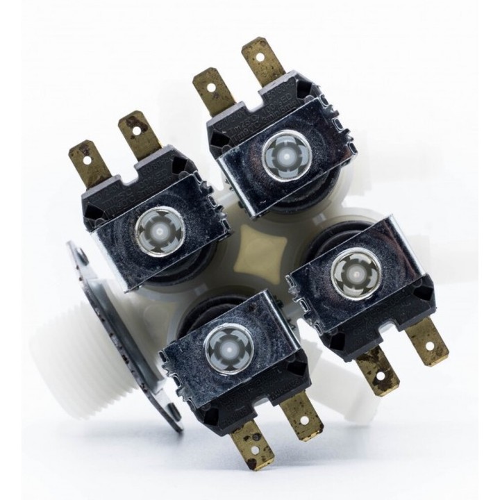 4 Voies 180 Électrovanne Droite Machine À Laver Lave-Vaisselle Standard