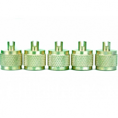 5 Tapon 1/4 Con Llave Laton Yfg905 Congelador Frigorifico