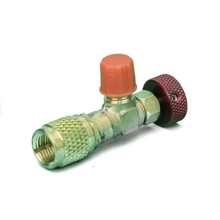 Bouteille De Gaz Réfrigérant Valve De Charge 1/4 M 5/16 H Climatisation
