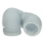 Tubo Evacuacion vapor Secadora 6000x150mm Blanco Flexible