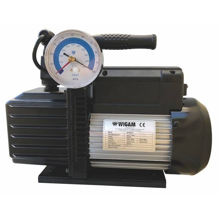Pompe À Double Effet 42 L/M + Vacuomètre + Électrovanne Wigam D’Origine