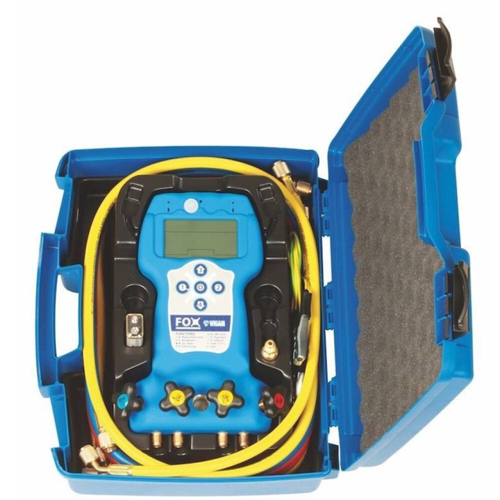 Analizzatore Digitale Sonde A 4 Vie Tk109 Tubi Flessibili Valvole Blocco Valvole Adattatori Fox-400