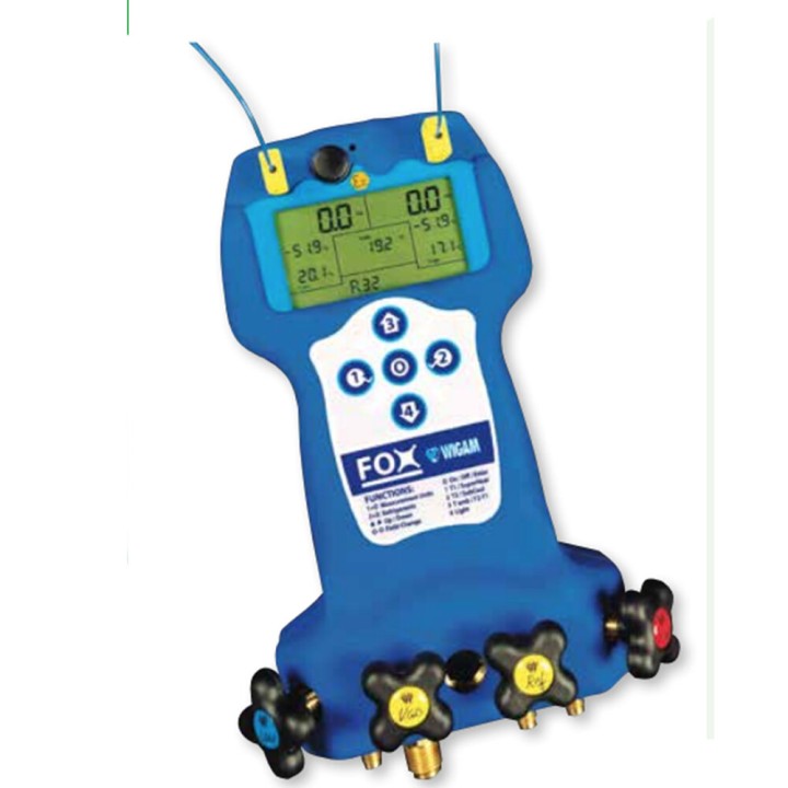 Analizzatore Digitale Sonde A 4 Vie Tk109 Tubi Flessibili Valvole Blocco Valvole Adattatori Fox-400