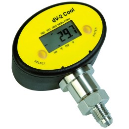 Zertifizierbares Modell Manometer Steuerung Kältemittel Flüssigkeiten 80 Bar Dv-2 Cool/80 Wigam