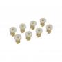Kit Rueda Lavavajillas Zanussi Blanca Superior 8Pcs