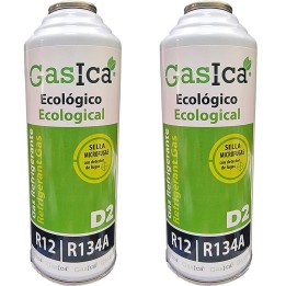 2 Flaschen Gas Gas D2 226G Alternative R12, R134A Freeze Organic