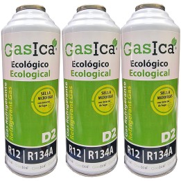 3 Flaschen Gas Gas D2 226G Alternative R12, R134A Freeze Organic
