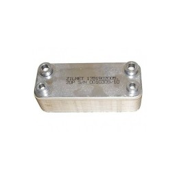 Boiler Heat Exchanger 20 Plates 3/4M X 1/2M Standard