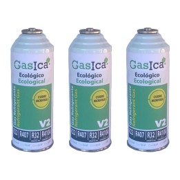 3 Gasflaschen V2 226Gr Alternativ R22, R32, R407C, R410A Freeze