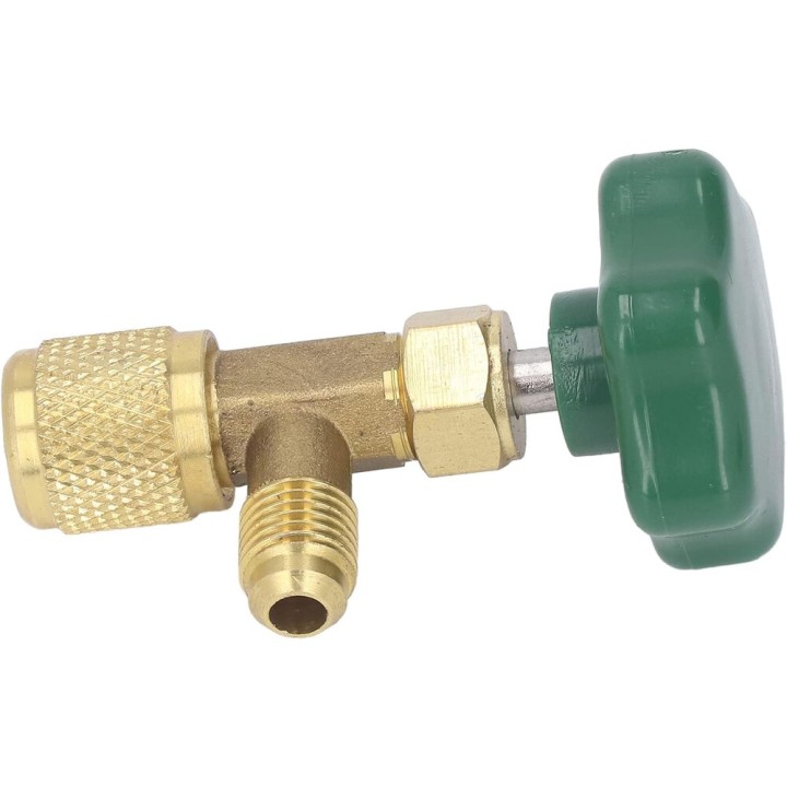 Vanne De Service Pour Réservoir De Gaz R600A, R290 Et R436V Isobutane 7/16 H X 1/4 M Sae