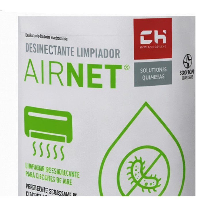 Airnet Disinfettante Detergente Sgrassatore Circuiti D'Aria Disinfettante Battericida
