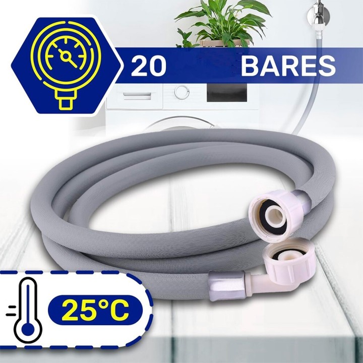 Tubo Di Ingresso Dell'Acqua Dado In Plastica Standard Da 1,5 Mts