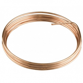 Tubo Cobre Capilar Rollo de 15mts 1,25 x 2,45mm