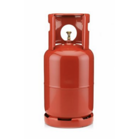 1 Botella Gas Refrigerante R290 5Kg Propano 1/2 rosca izquierda