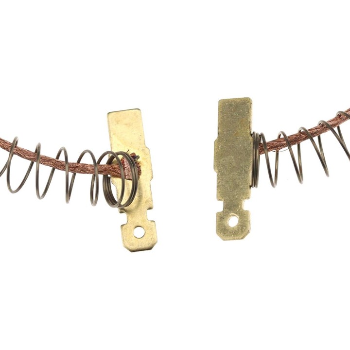 2 Escobillas Motor Lavadora Compatible con Bosch 5x12,5x43mm Faston 4,8mm 605694