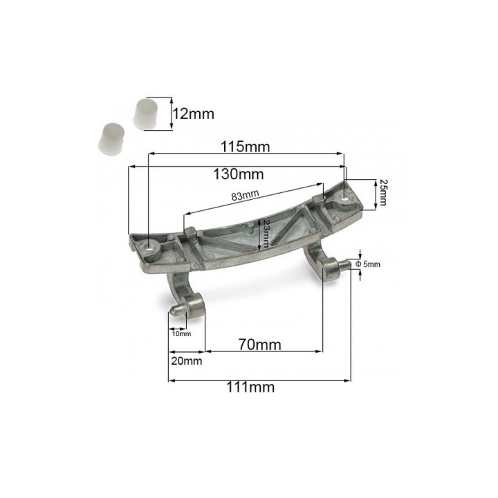 Bisagra Puerta Lavadora Compatible con Bosch 171269