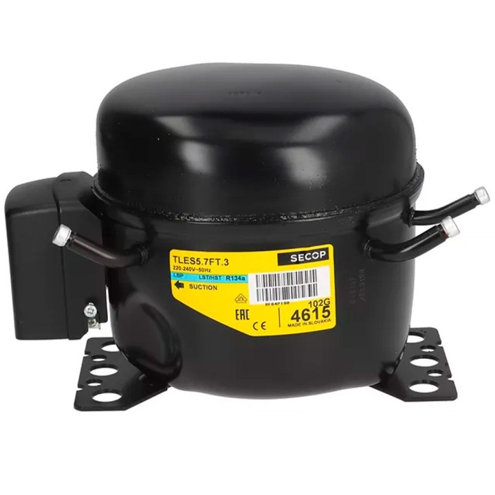 Secop Tles6.5Ft.3 R134A 220V 1/5Cv Niedertemperatur-Kompressor 6.5Cm3